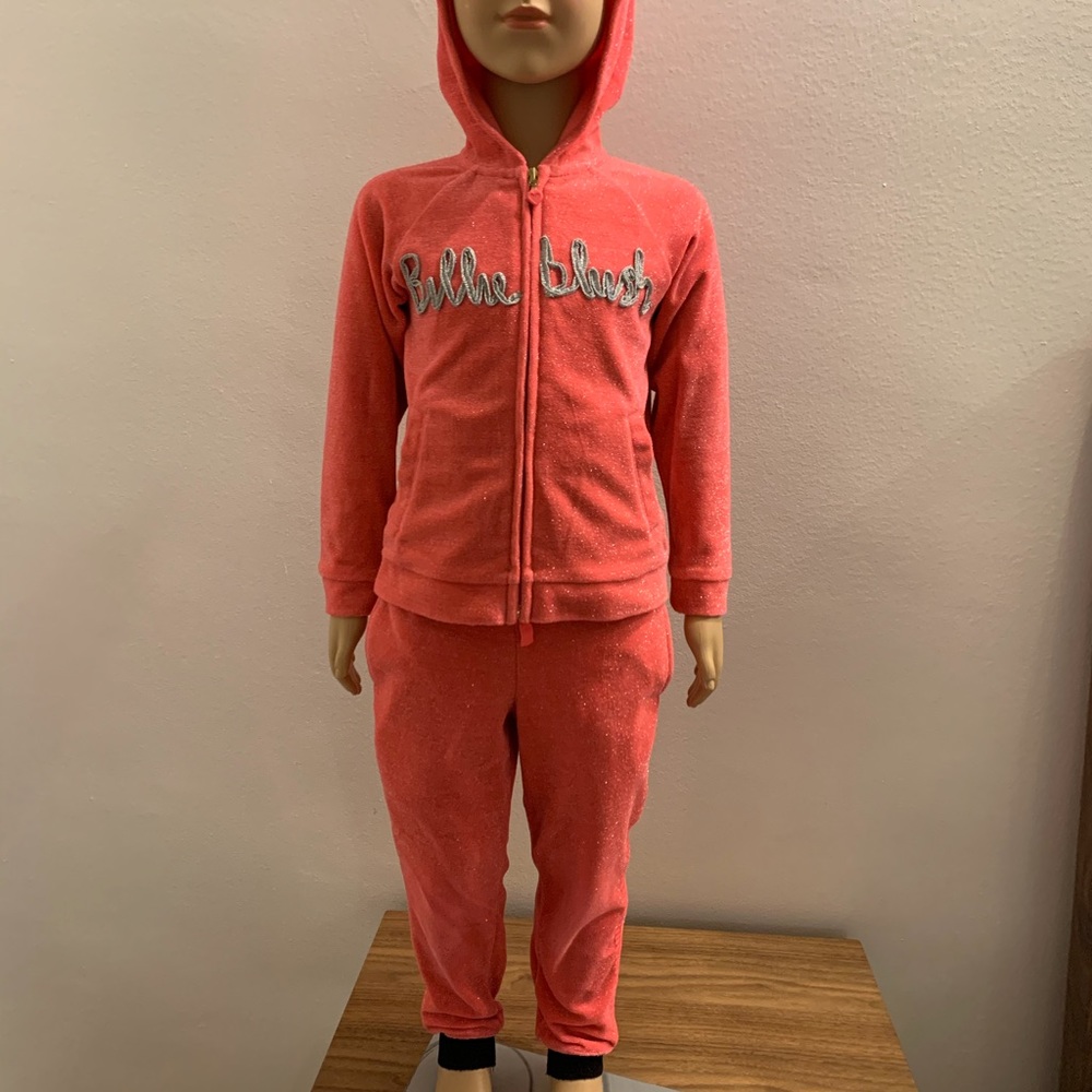 Billieblush Little Girls Sparkle 2pc Sweatsuit.